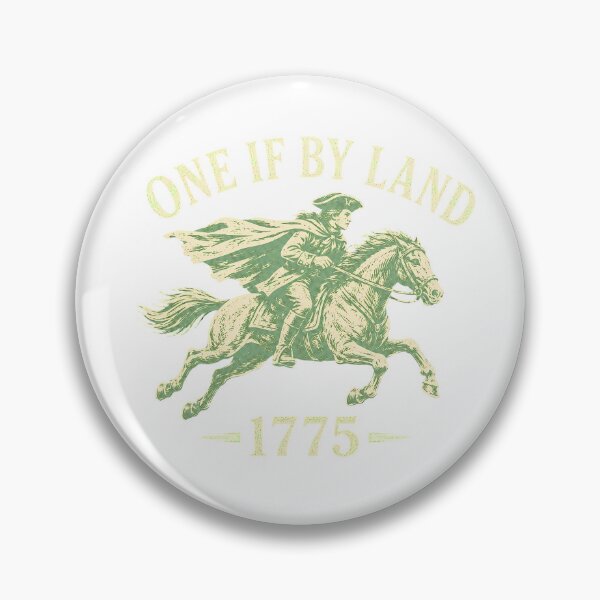 Item preview, One If By Land 1775 Colonial Rider Engraving designed and sold by chattsuede.