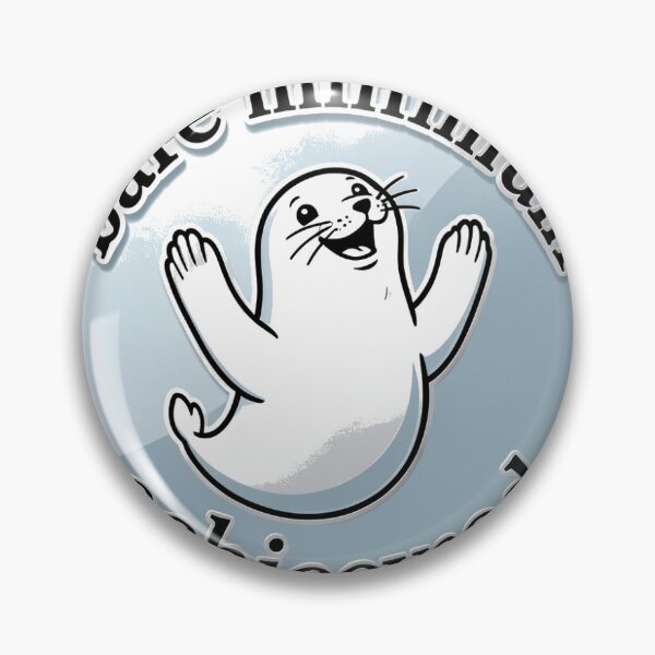 Item preview, Seal Approves - Bare Minimum Achieved Sticker designed and sold by Noor’s Shop.