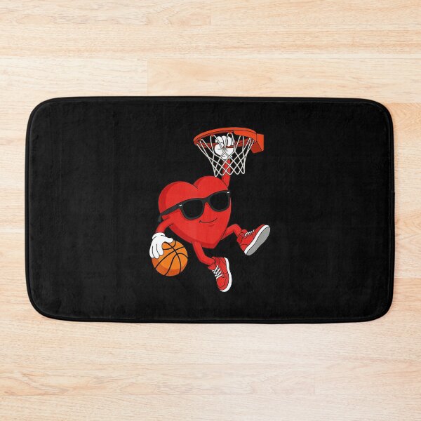 Item preview, Cute Basketball Heart Cartoon Valentine Sports Character Fun designed and sold by allistermariam.
