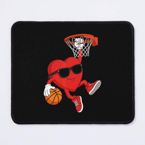 Item preview, Cute Basketball Heart Cartoon Valentine Sports Character Fun designed and sold by allistermariam.