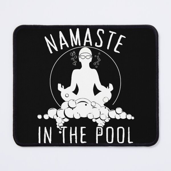 Item preview, Namaste in the Pool – Funny Swim & Yoga Mashup Design for Water Lovers designed and sold by Powered By Chlorine.