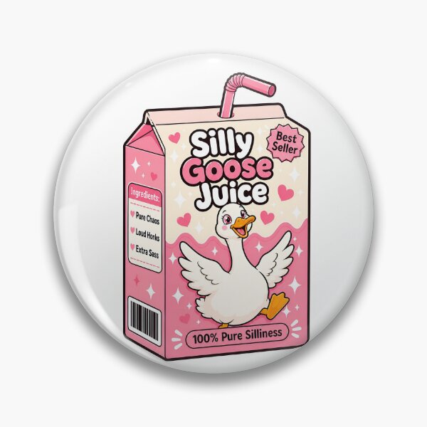 Item preview, Silly Goose Juice Pink Lemonade Retro Vintage | Funny Goose Summer Drink Design designed and sold by ronakris009.