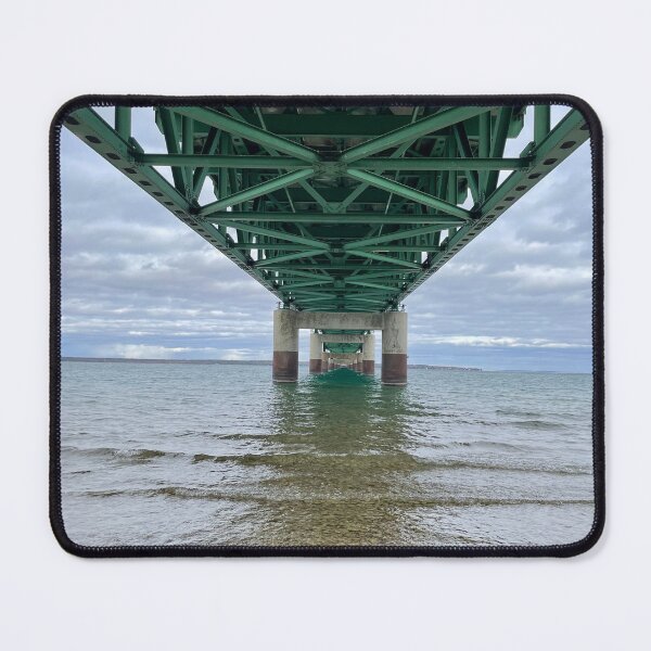 Item preview, Under the Mackinaw Bridge Michigan designed and sold by Aye Chihuahua.