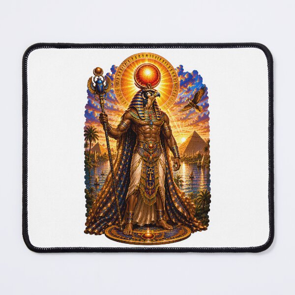 Item preview, Ra Sun God of Ancient Egypt  Egyptian Mythology Supreme Solar Deity Art designed and sold by MythwovenShop.