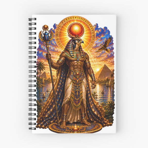 Item preview, Ra Sun God of Ancient Egypt  Egyptian Mythology Supreme Solar Deity Art designed and sold by MythwovenShop.