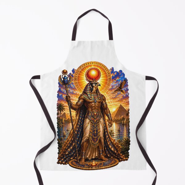 Item preview, Ra Sun God of Ancient Egypt Egyptian Mythology Supreme Solar Deity Art designed and sold by MythwovenShop.