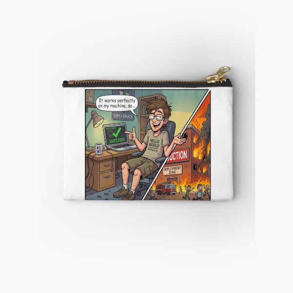 Item preview, The Classic Dev Meme: Works On My Machine designed and sold by mancikart.