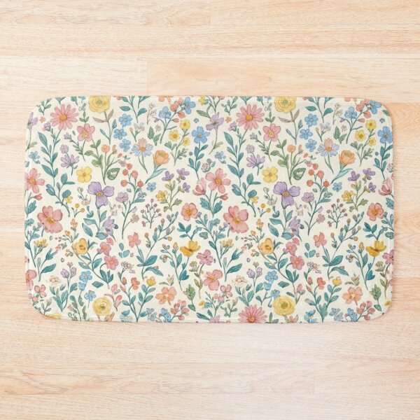 Item preview, Pastel Wildflower Meadow Seamless Pattern designed and sold by FashioonTrends.
