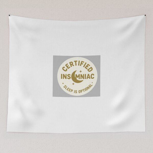 Item preview, certified insomniac, sleep is optional designed and sold by bandarartisan.