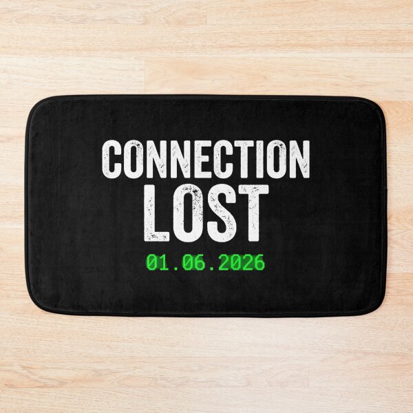 Item preview, Connection Lost Minimalist Typography Y2K Aesthetic designed and sold by SplashTastic.