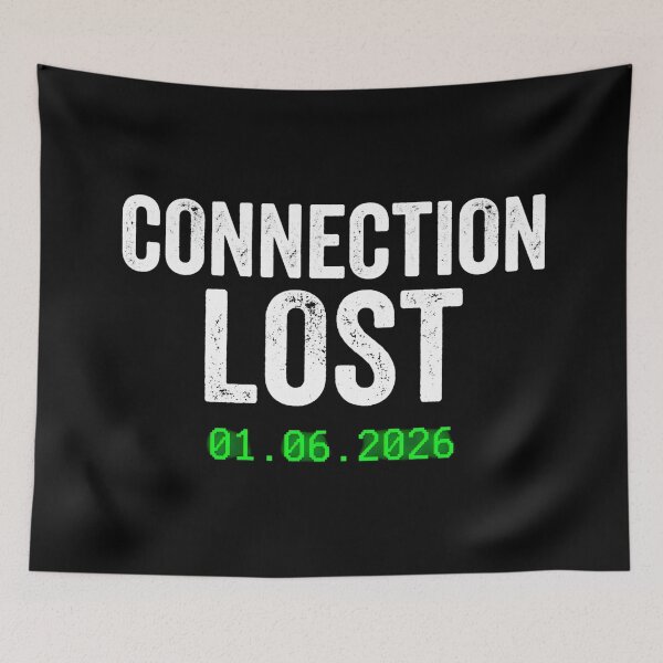 Item preview, Connection Lost Minimalist Typography Y2K Aesthetic designed and sold by SplashTastic.