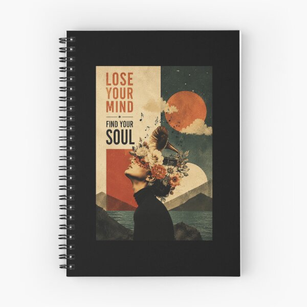 Item preview, Lose Your Mind Find Your Soul Vintage Surreal Music Collage designed and sold by ferminhays.