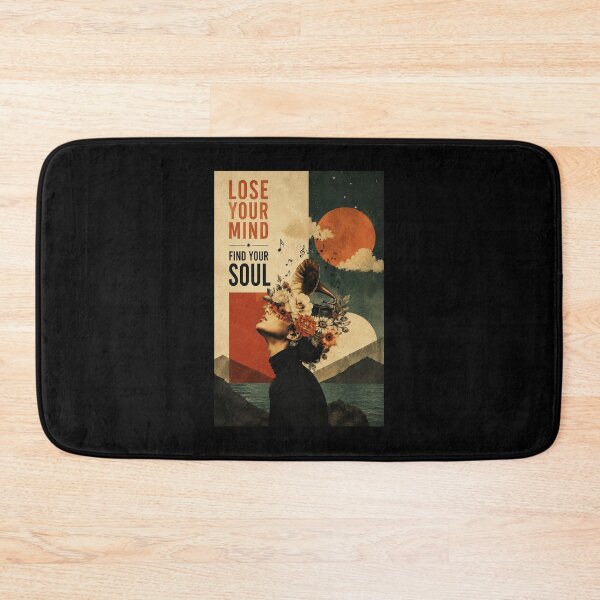 Item preview, Lose Your Mind Find Your Soul Vintage Surreal Music Collage designed and sold by ferminhays.