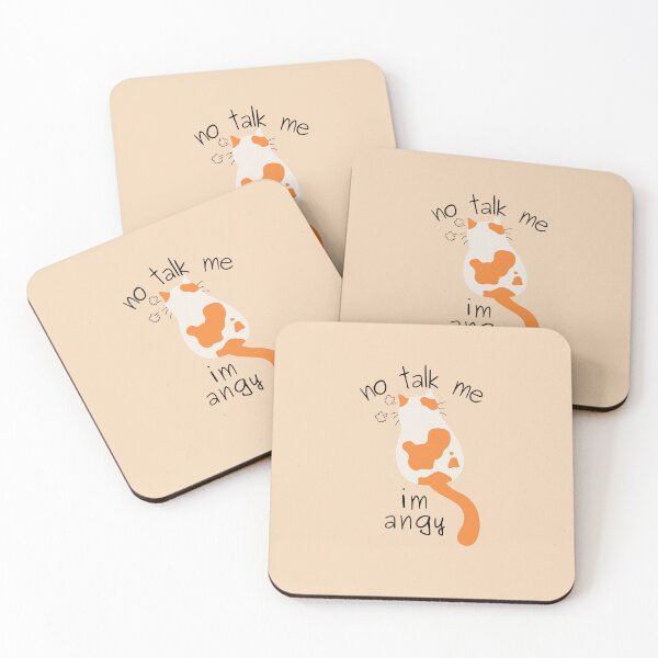 Item preview, no talk me im angy designed and sold by mooneko.