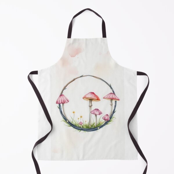 Item preview, Watercolor Pink Mushroom Vine Wreath Frame designed and sold by Vida e Arte.
