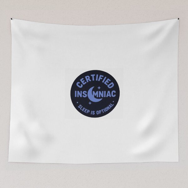 Item preview, certified insomniac, sleep is optional designed and sold by bandarartisan.