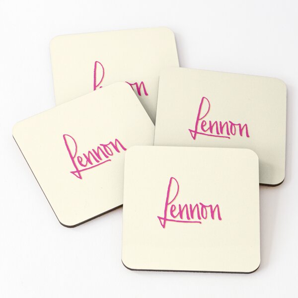 Item preview, LENNON personalized type design designed and sold by CharlottePlaceArt.