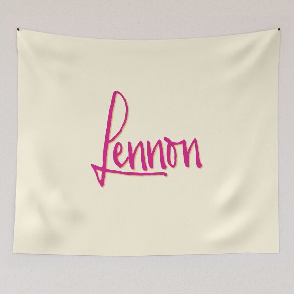 Item preview, LENNON personalized type design designed and sold by CharlottePlaceArt.