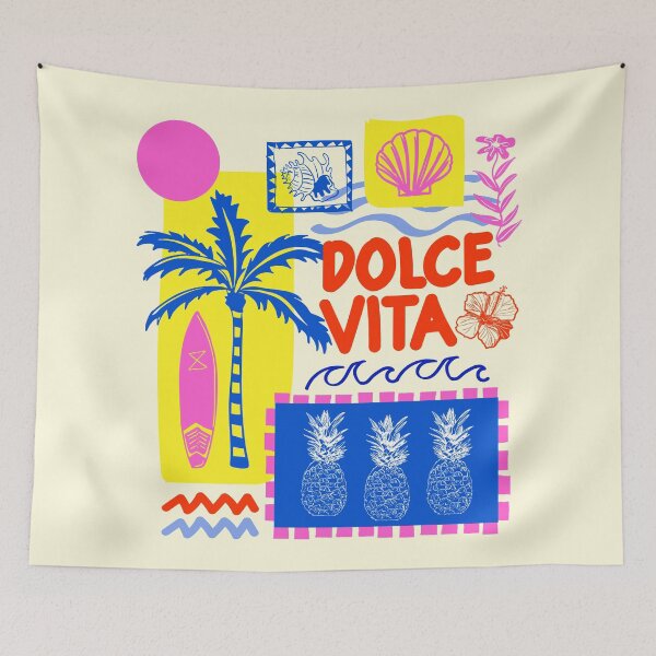 Item preview, Dolce Vita Tropical Summer Patchwork designed and sold by MaiZephyr.