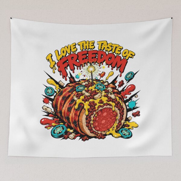 Item preview, Freedom Bacon Explosion Independence Day Meat Lover designed and sold by chattsuede.