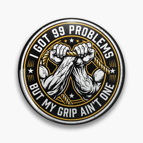 Item preview, Arm Wrestling Retro Streetwear Circular Badge designed and sold by SplashTastic.