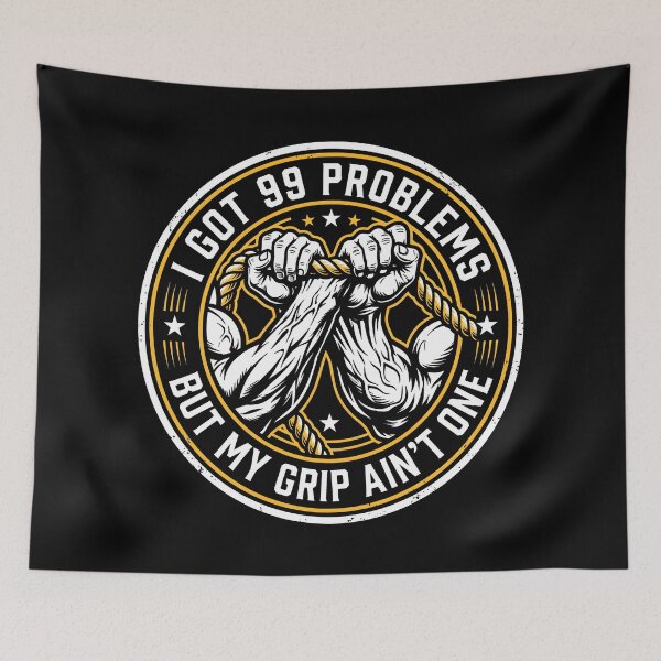 Item preview, Arm Wrestling Retro Streetwear Circular Badge designed and sold by SplashTastic.