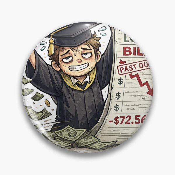 Item preview, Student Loan Survivor Sticker designed and sold by InkPixell.