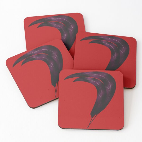 Item preview, Sleek Minimalist Purple Feather Abstract Art designed and sold by SahmatArt.