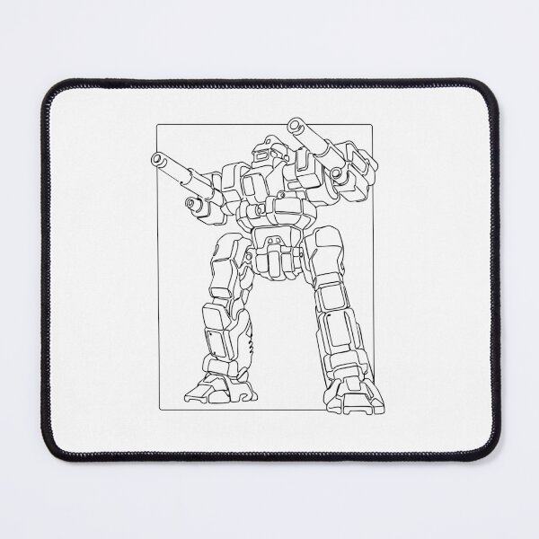 Item preview, Minimalist Mechs: Blackjack (White) designed and sold by Blunderstated.