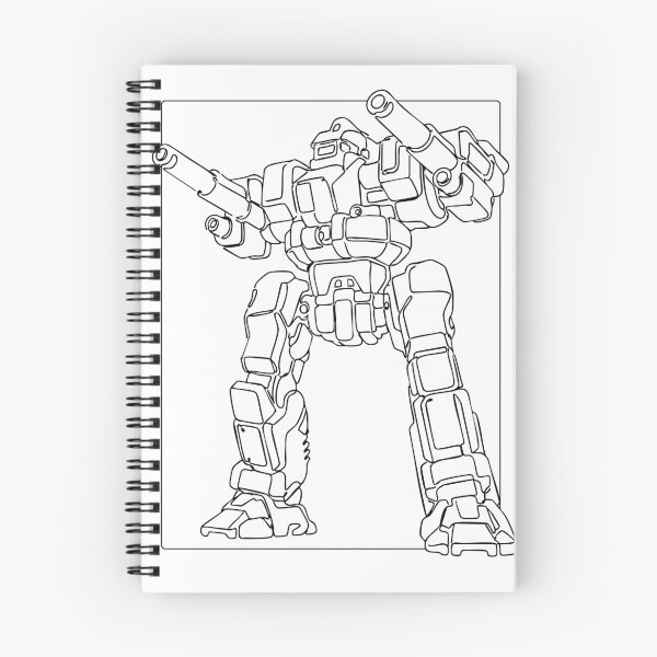 Item preview, Minimalist Mechs: Blackjack (White) designed and sold by Blunderstated.
