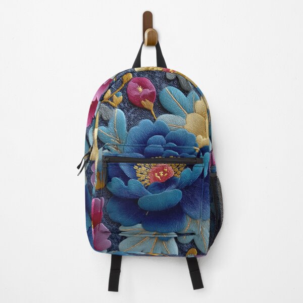 Item preview, Vibrant Floral Embroidery Pattern Design designed and sold by colorful-white.