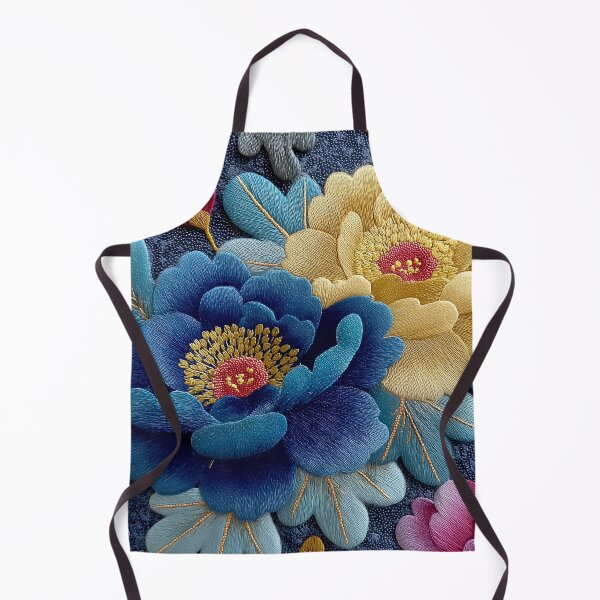 Item preview, Vibrant Floral Embroidery Pattern Design designed and sold by colorful-white.