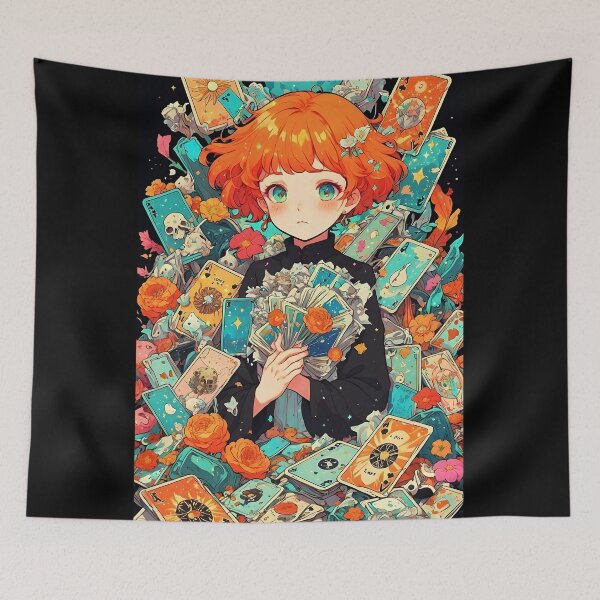 Item preview, the fortune teller: kawaii anime tarot aesthetic designed and sold by KnzSHOPPING.