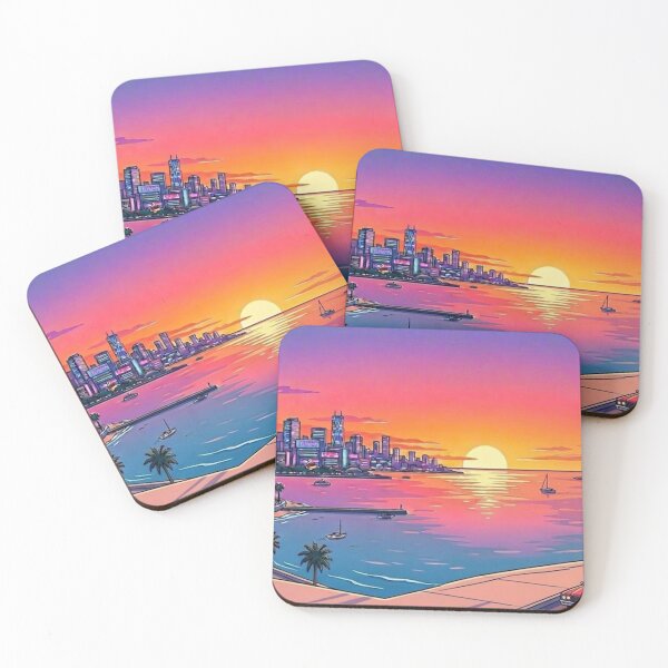 Item preview, Tokyo Seaside Sunset Drive designed and sold by Kokeshidreams.