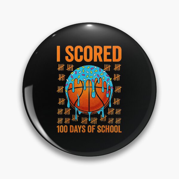 Item preview, 100 Days of School Basketball Ice Drip Fun Student Celebration designed and sold by allistermariam.