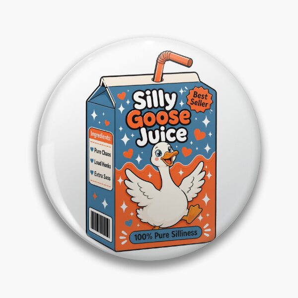 Item preview, Silly Goose Juice Retro Blue Vintage | Funny Goose Juice Box Meme Design designed and sold by ronakris009.
