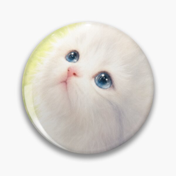 Item preview, Pure Soul Kitten - Fresh Yellow Green Watercolor Art designed and sold by Fluffy Cherish World.