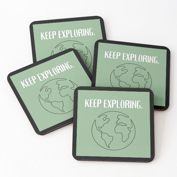 Item preview, Keep Exploring designed and sold by wildrosestudio.
