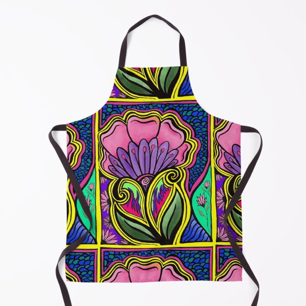 Item preview, Blooming Dreams | Vibrant Psychedelic Floral Art designed and sold by ArtflyStudio.