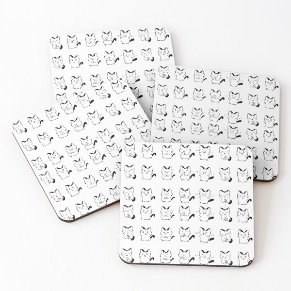 Item preview, Cute Kawaii Cat Doodle |  Funny Cat Expressions | Cat Lover Gift designed and sold by Flare-shiningray.
