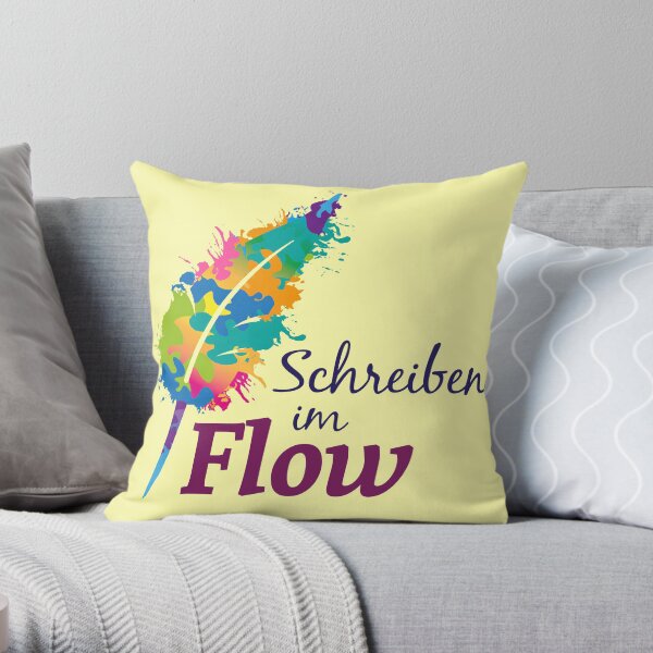 Schreibrausch - Schreiben im Flow Dekokissen