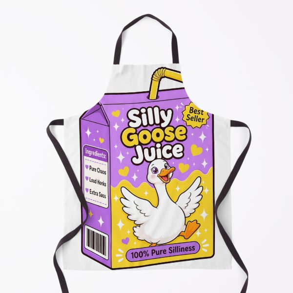 Item preview, Silly Goose Juice Berry Purple Retro Vintage | Funny Goose Juice Box Meme Design designed and sold by ronakris009.