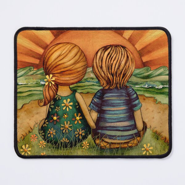 Item preview, Sweethearts Seaside Sunset designed and sold by Karin Taylor.