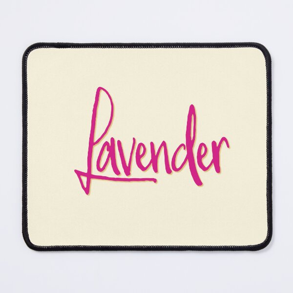 Item preview, LAVENDER personalized type design designed and sold by CharlottePlaceArt.