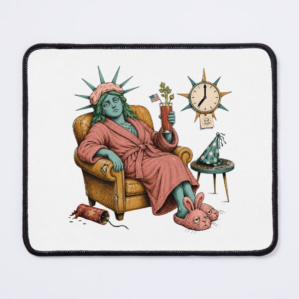 Item preview, Statue Of Liberty Hangover Funny Patriotic Parody designed and sold by chattsuede.