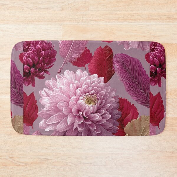 Item preview, Vibrant Pink Floral Pattern Botanical Art designed and sold by colorful-white.