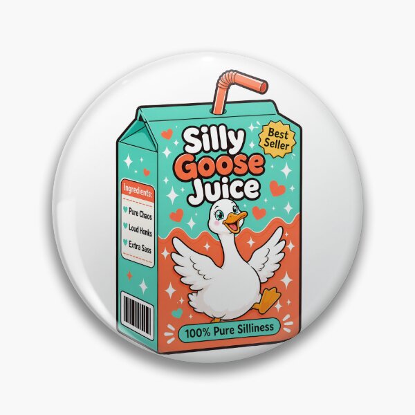 Item preview, Silly Goose Juice Mint Fresh Retro Vintage | Funny Goose Juice Box Meme Design designed and sold by ronakris009.