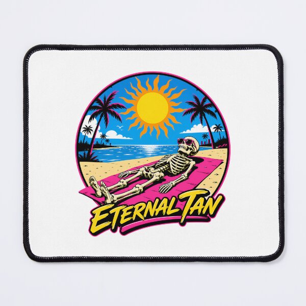 Item preview, Eternal Tan Skeleton Beach Retro Summer designed and sold by chattsuede.