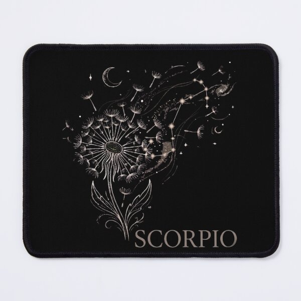 Item preview, Scorpio Zodiac Dandelion Constellation Celestial Art designed and sold by SilentFlower.
