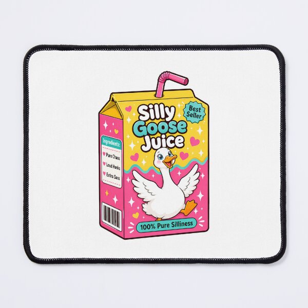 Item preview, Silly Goose Juice Yellow Pink Retro Vintage | Funny Goose Juice Box Meme Design designed and sold by ronakris009.